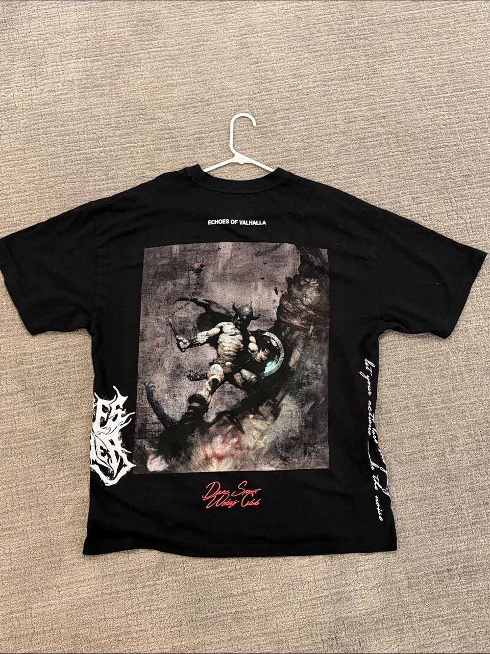 Darc Sport Black Graphic 'Echoes of Valhalla' Tee